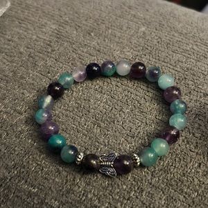 Fluorite and mermaid agate